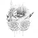 mommy issues tattoo design idea