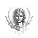 st. sebastian  tattoo design idea