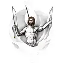 st. sebastian  tattoo design idea