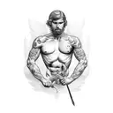 st. sebastian  tattoo design idea