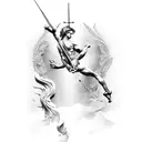 st. sebastian  tattoo design idea