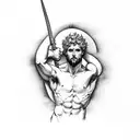 st. sebastian  tattoo design idea