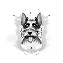 jagd terrier tattoo design idea