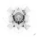 Denver nuggets basketball tattoo design idea