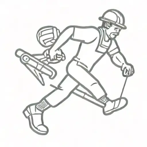 miner tattoo design idea