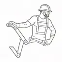 miner tattoo design idea