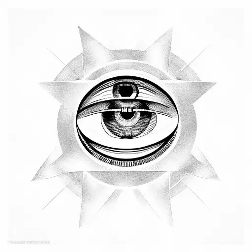 All Seeing Eye  tattoo design idea