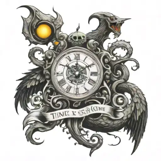 time shall come to pass, no longer given breath, so that one shall see what monsters we have become tattoo design idea
