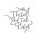 this too shall pass tattoo design idea