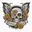 this too shall pass , trendy, futuristic,  aesthetic  tattoo design idea