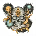 this too shall pass , trendy, futuristic,  aesthetic  tattoo design idea