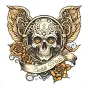 this too shall pass , trendy, futuristic,  aesthetic  tattoo design idea