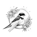 Swallow Bird tattoo design idea