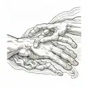 The Creation of Adam by Michelangelo and Memento Mori tattoo design idea