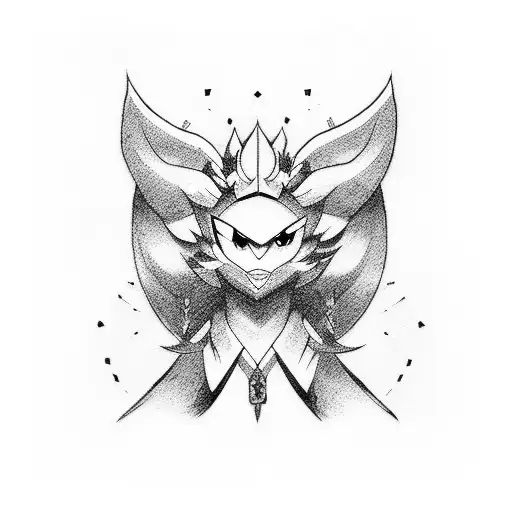 Game Nintendo Anime Cartoon  tattoo design idea