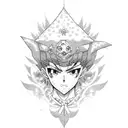 Game Nintendo Anime Cartoon  tattoo design idea