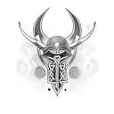 VIKING SYMBOL tattoo design idea