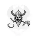 VIKING SYMBOL tattoo design idea