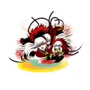 rengoku  tattoo design idea