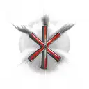 A powerful image of a firefighter holding a cross in front of the twin towers, symbolizing strength and remembrance tattoo design idea