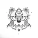 boo boo bear tattoo design idea