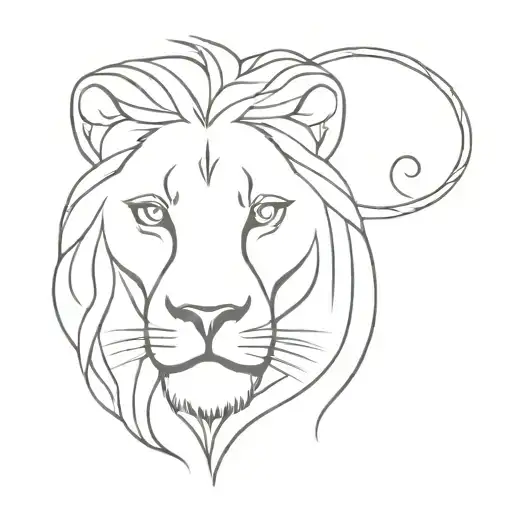 lion, leo, cat, galatasaray tattoo design idea