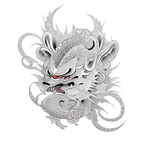 Dice tattoo design idea