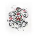 Dice tattoo design idea