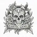 cartel gang tattoo design tattoo design idea