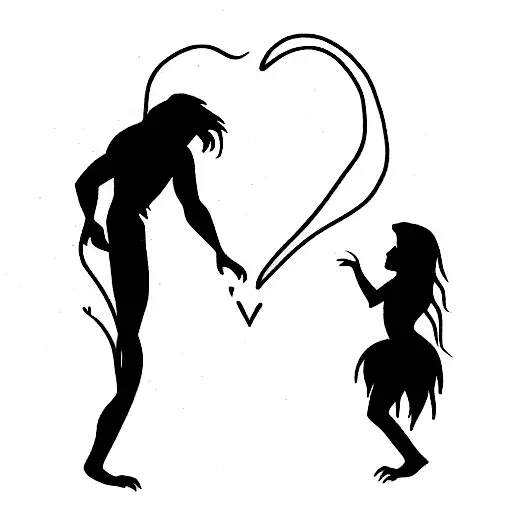 you'll be in my heart Tarzan song tattoo design idea
