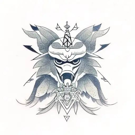 vulture free mason tattoo design idea