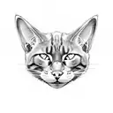 Cat hellcat logo dodge challenger  tattoo design idea