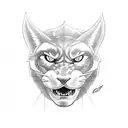 dodge challenger hellcat srt logo tattoo design idea
