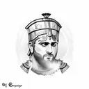 roman centurion tattoo design idea