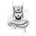 roman centurion tattoo design idea
