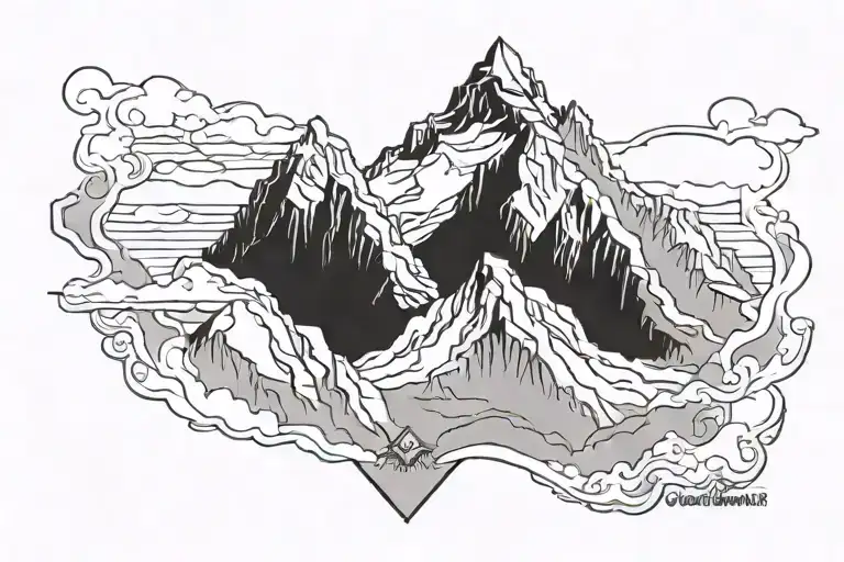 Everest Mount Everest tattoo design idea