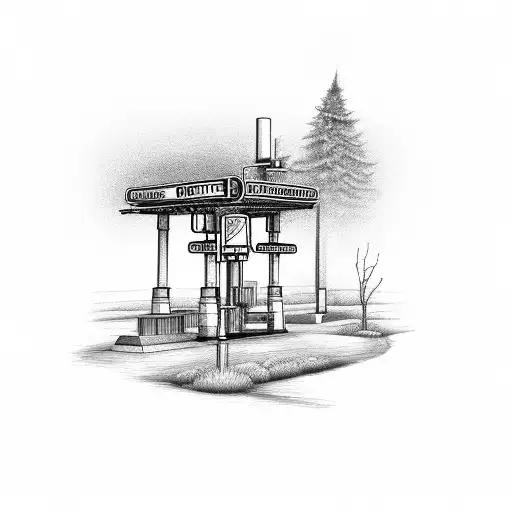 New Jersey Tollbooth with a pickle tattoo design idea