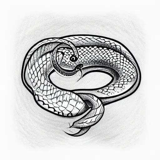 Snake tattoo design idea