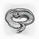 Snake tattoo design idea