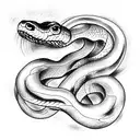 Snake tattoo design idea