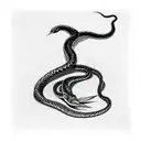 Snake tattoo design idea