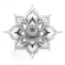 white lotus symbol from avatar the last air bender tattoo design idea