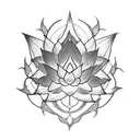 white lotus symbol from avatar the last air bender tattoo design idea