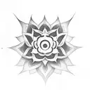 white lotus symbol from avatar the last air bender tattoo design idea