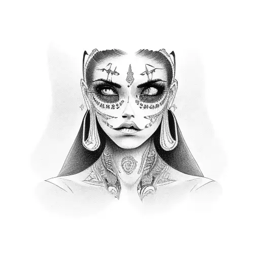 mujer chicana tattoo design idea