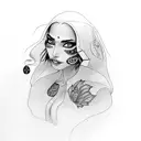 mujer chicana tattoo design idea
