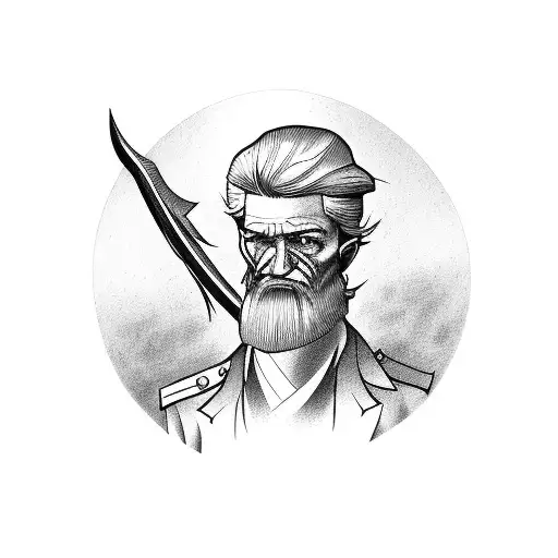 John Brown themed tattoo that is not a portrait tattoo design idea