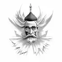 John Brown themed tattoo that is not a portrait tattoo design idea
