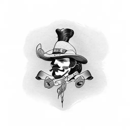 doc Holliday I'm your huckleberry with guns tattoo design idea