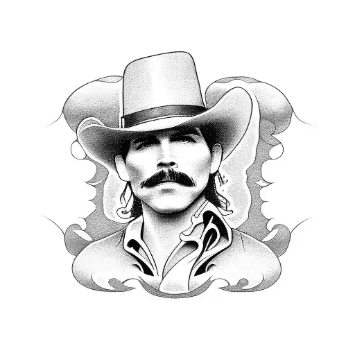 doc Holliday I'm your huckleberry  tattoo design idea